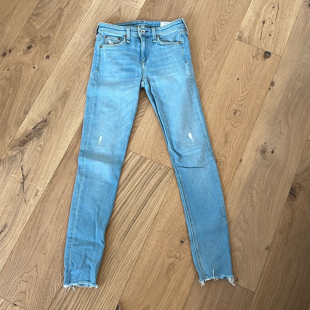 Rag and Bone Cate Mid-rise skinny jeans, size 25